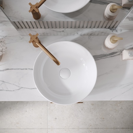 Раковина накладная (41,5х41,5) Grossman Style GR-3032, белый